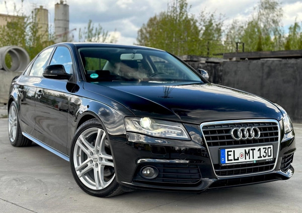 Audi A4 cena 39900 przebieg: 190000, rok produkcji 2009 z Pisz małe 254